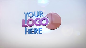 Quick Logo Reveal 3d intro animation elegant clean company corporate v2