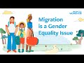 Migration is a gender equality issue