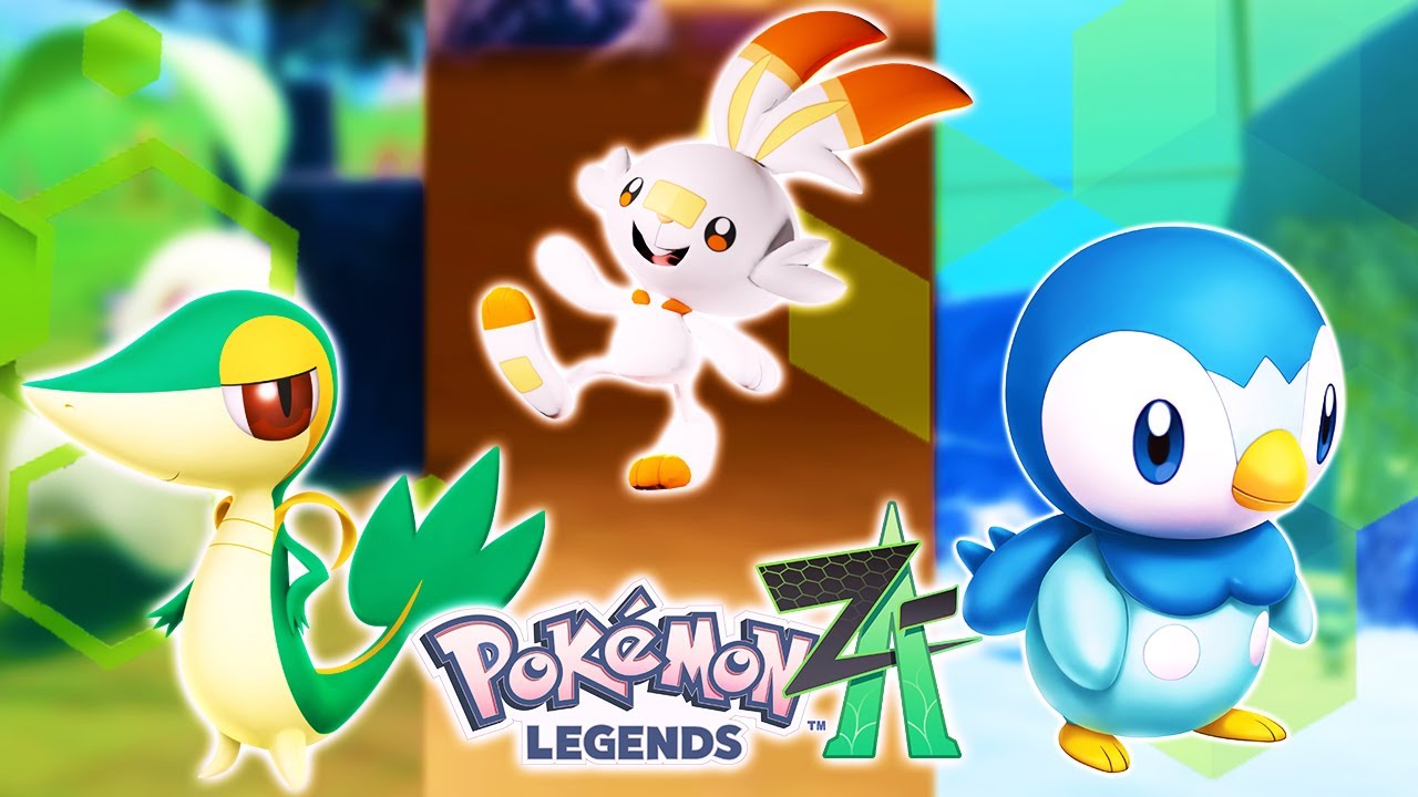 los POKEMON INICIALES de POKEMON LEYENDAS Z-A ... - YouTube