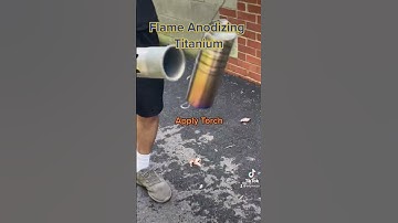 How to flame anodize titanium #welding #exhaust #fabrication #titanium
