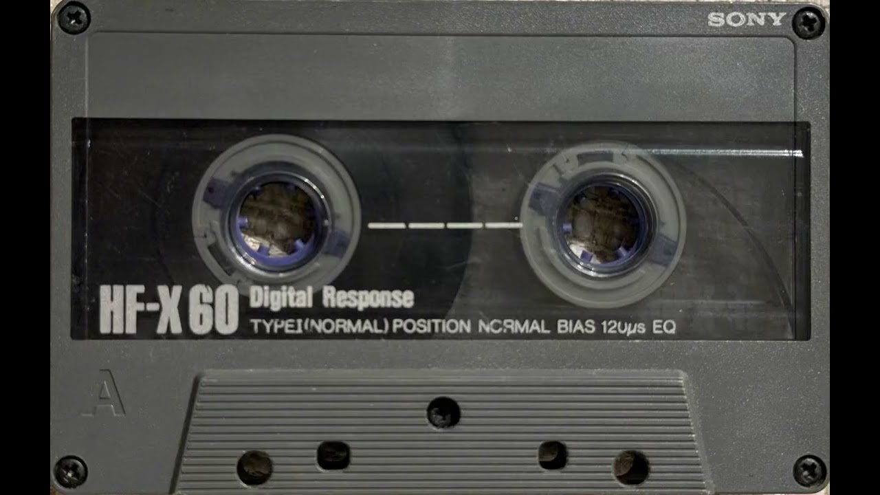 Dad’s cassette mixtapes // HF-X60