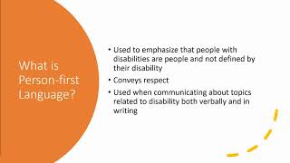 Disability Etiquette