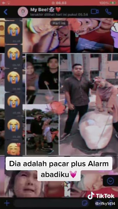 Bikin baper 😭 spam chat dari doi ketika membangunkan tidur😭❤️