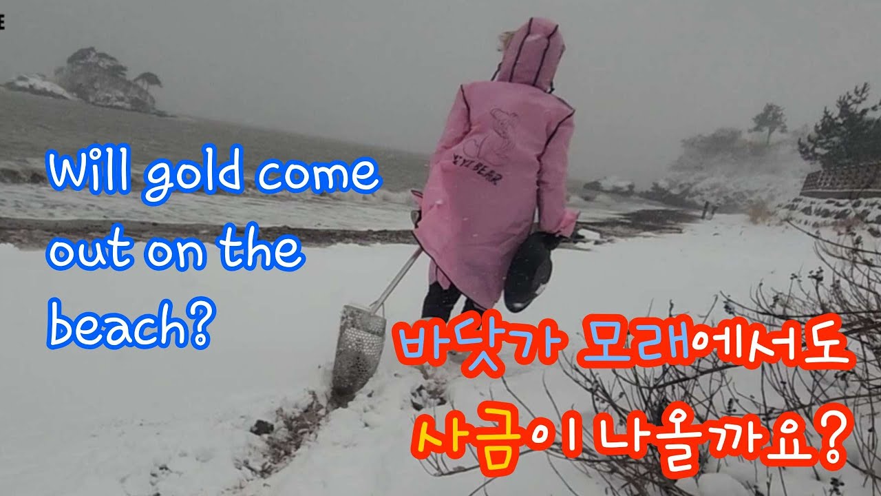 바닷가 모래에서도 사금이 나올까? -Will gold come out on the beach?