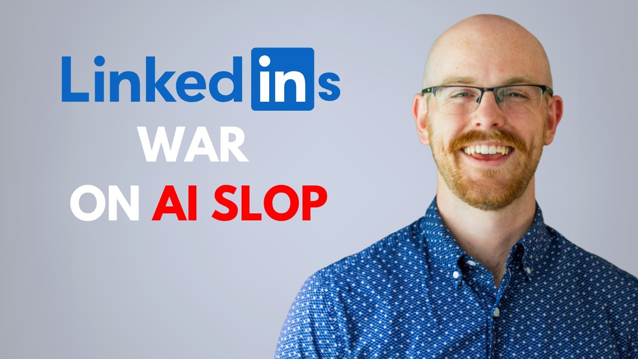 Thumbnail for LinkedIn's War on AI Slop | Claude's going for Privacy | Tech Jobs Report