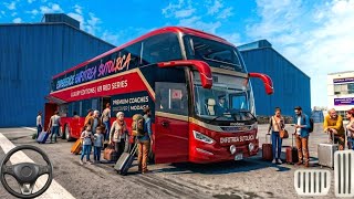Bus Driving Ultimate Bus Game | Realistic Offroad Bus Driving | Android Gameplay screenshot 3
