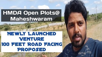 Maheshwaram HMDA Open Plots || 100 Feet Road Facing || #Maheshwaram #Thukkuguda #Mansanpally #Sale