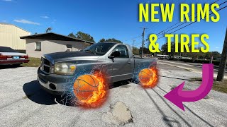 2006 Dodge Ram 2wd Rough Country leveling kit and new tires & rims