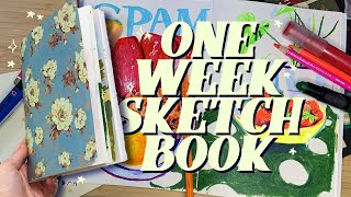 ★ completing a SKETCHBOOK IN ONE WEEK + TOUR ★