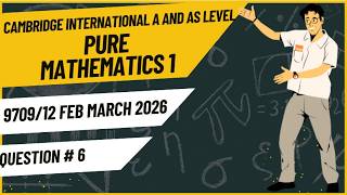 Solve This Circle Question | 9709/12 Feb March 2026 Q6 | Cambridge A &amp; AS Level | Pure Mathematics 1