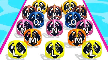 AZ Run ABC Ball Runner All Levels Gameplay Walkthrough (Android Ios) Level 102