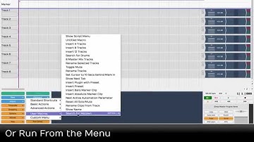 Tracktion Javascript Macros Promo