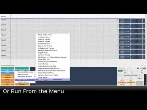 Tracktion Javascript Macros Promo
