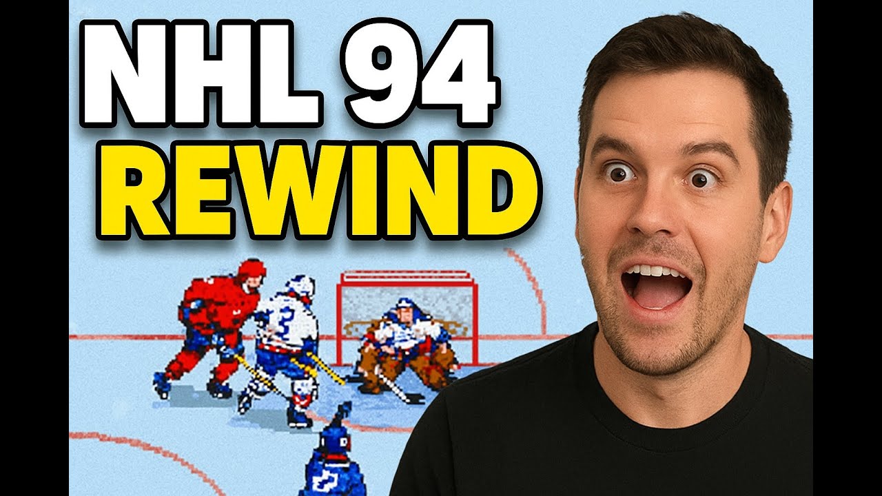 NHL 94' Rewind Gameplay “I SUCK” #nhl #nhl94 #playoffs #xbox - YouTube