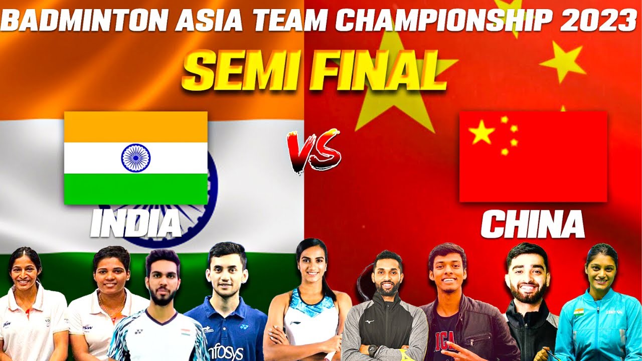 LIVE- PV SINDHU VS GAO FJ BADMINTON ASIA MIXED CHAMPIONSHIP 2023 INDIA VS CHINA SEMI-FINAL