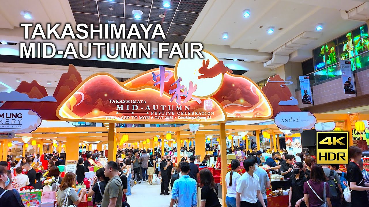 🥮 Takashimaya Mid-Autumn Festival 2025 - Mooncakes, Crowds & Festive Buzz #midautumnfestival