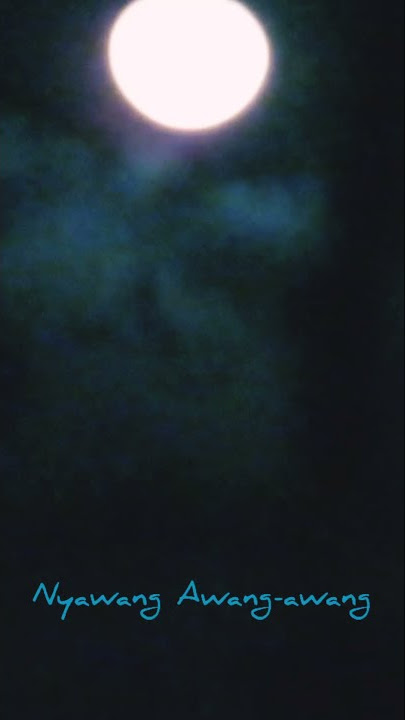 Video of the moon moving and  night tree - the beautiful of sx70 looking for focus #Shorts