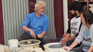 Basic pottery wheel technique at Art Wheel Studio