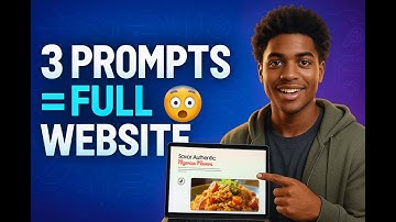 I Built This Website with Just 3 Prompts 2025 (No Code, 100% AI) #aiwebsitebuilder #aiwebdesign