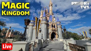 4K Live: A Magical Friday Morning at Magic Kingdom in 4K  Walt Disney World Live Stream  53124