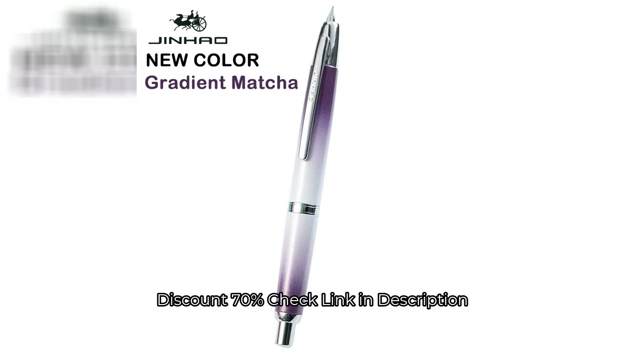 NEW Color Gradient Matcha ! JINHAO 10 Press Fountain Pen Retractable EF F Writing Ink Pen PK Majohn
