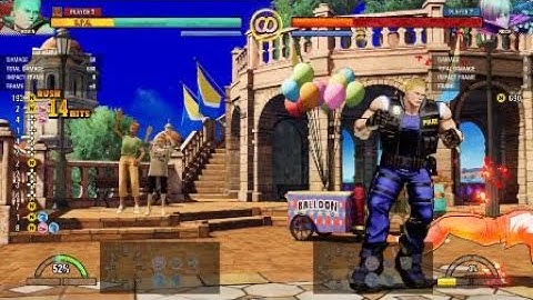 Kevin Rian 680 DMG combo FATAL FURY: City of the Wolves