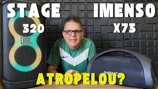 Imenso X73 Vs Jbl Partybox 320  Qual Caixa De Som  Melhor