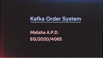 Kafka Order System with Confluent Cloud