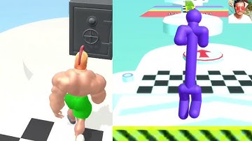 Muscle Rush vs Tall Man Run - Max Levels ( New Update ) Mobile games Math games Original game