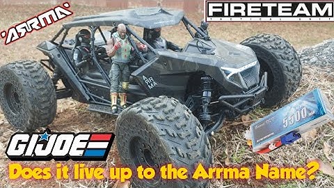 Arrma FireTeam Tactical Unit 6s BLX 1st Run w/ GI Joe Classified