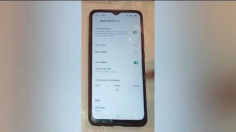 oppo a16k Change font size setting,how to change font size in oppo a21