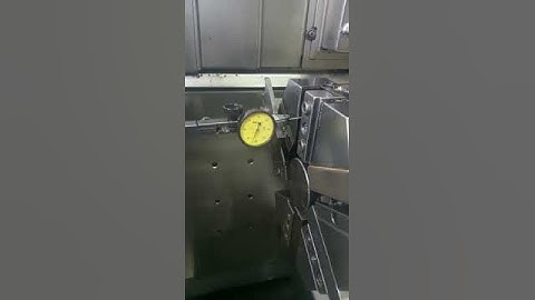 How to check CNC turret Disc alignment