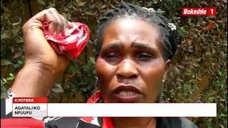 Agataliikonfuufu Omukazi yeegaanye omusajja amulumiriza okumuzaalamu omwana.