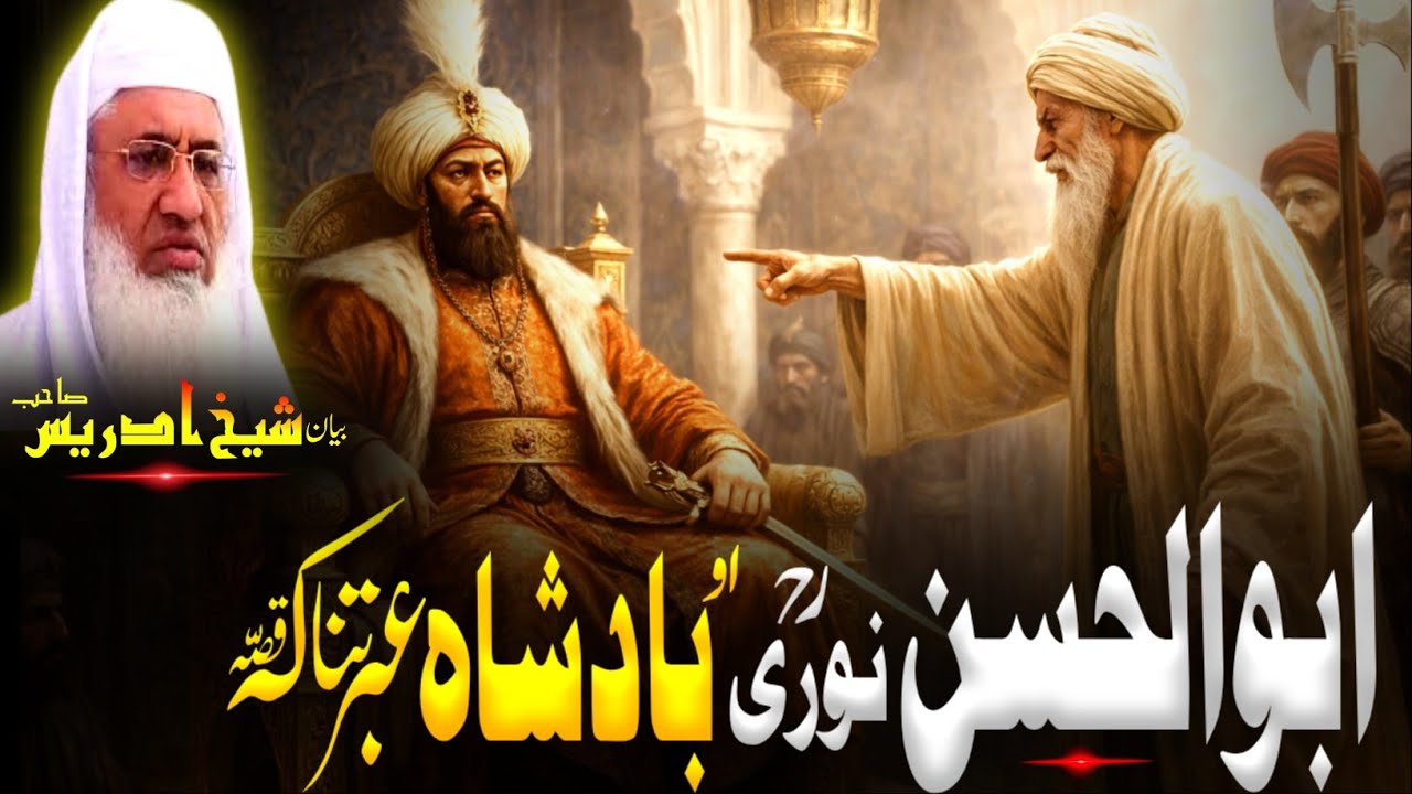 Pashto Islamic Bayan | Molana sheikh idrees Sahib bayan | یو بادشاہ او ابوالحسن نوری رحمۃ اللہ قصہ 