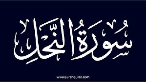 سورة النحل من اية 1 الى 29