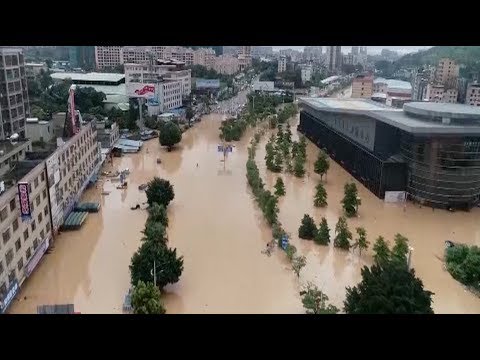 Heavy Rain Lashes Multiple Areas in South China's Guangdong Province ...