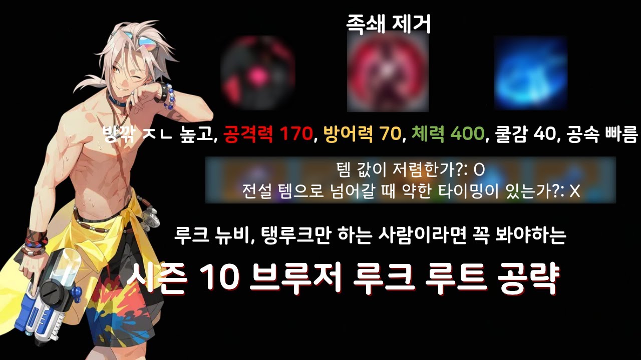 당신의 루크 숙련도를 빠르게 늘려줄 시즌 10 브루저 루크 루트 공략 [이터널 리턴]