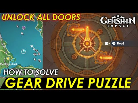 How to solve Gear Drive Puzzle (Clock Work) Unfinished Comedy -  Fontaine 