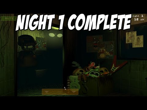 Five Nights at Freddy's Gameplay Walkthrough Part 1 - Screw this