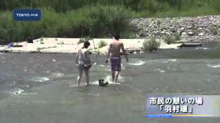市民の憩いの場「羽村堰」
