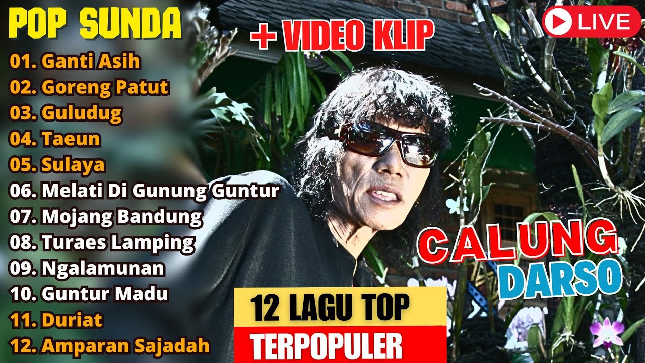 POP SUNDA CALUNG DARSO - (FULL ALBUM) - KUMPULAN 12 LAGU TOP TERPOPULER #popsunda