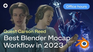 Pro Workflow in Blender for Mocap | Character Animation with Guest Carson Reed | Rokoko Office Hours