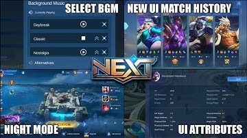 UPDATE PROJECT NEXT MLBB NEW UI PREVIEW | Mobile Legends