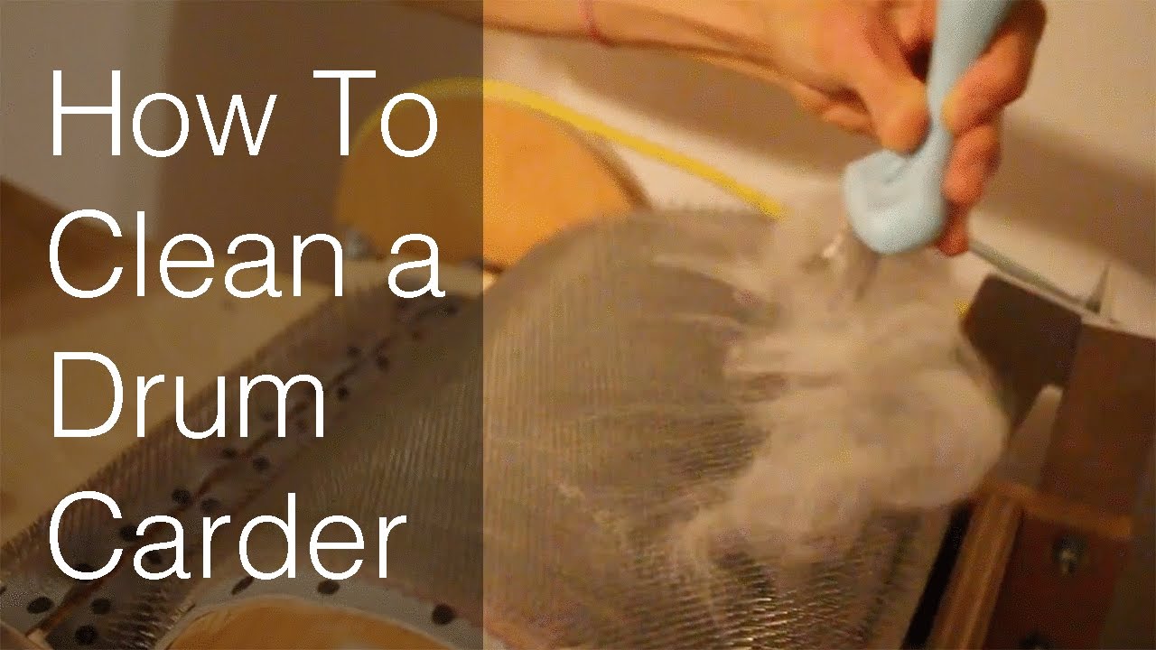 Easiest Way to Clean Drum & Hand Carders YouTube