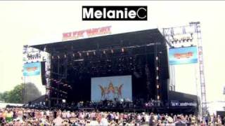 Melanie performs a 10 song set at the Isle Of Wight Festival on Jun...
