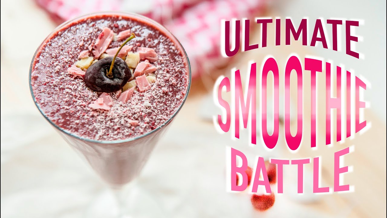 THE ULTIMATE SMOOTHIE BATTLE ft Alexa Losey | Sorted Food