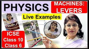 MACHINES: LEVERS | WITH LIVE EXAMPLES| CLASS 10 & CLASS 6 PHYSICS