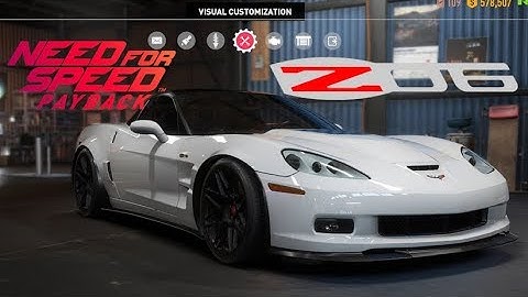 Need for Speed Payback - Chevrolet Corvette Z06 - Vehicle Customization