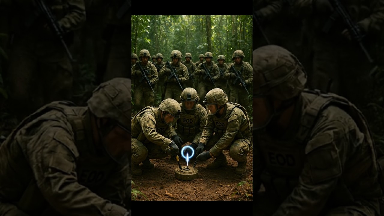 "Brutal Jungle Explosion | Soldiers Caught in Devastating Landmine Blast 