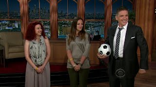 Late Late Show with Craig Ferguson 6/13/2014 Max Greenfield, Ben & Ellen Harper